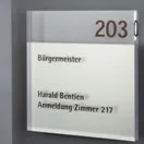 Türschild Floatline